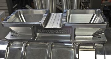 BUFFCO Hi Flow Ram DUAL BLACK   Carb 4500 Dominator Riser  All Billet Better Flow and HP